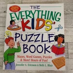 The Everything Kids' Puzzle Book - Mazes Word Games Puzzles‎ & More - UNUSED